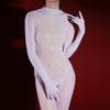 Xiyue 8D Oily Fun One-Piece Temptation Seamless Tight Wrapping Five-Finger Stockings Clothes Black Silk Full Body Socks