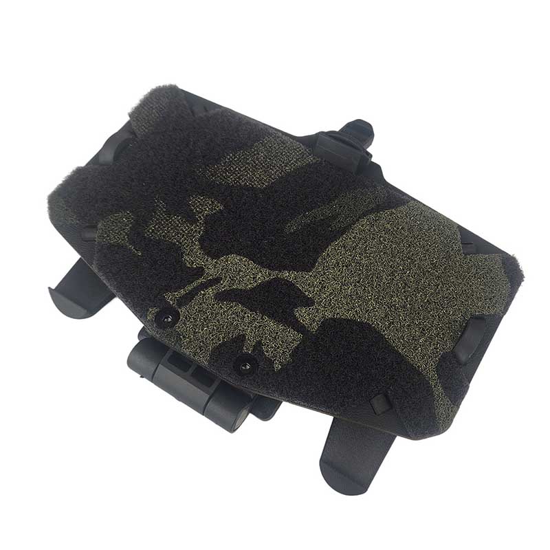 

BEPAN Tactical Vest With Molle Mount Mobile Navigation Holder - Foldable Sliding Design Kydex Plate