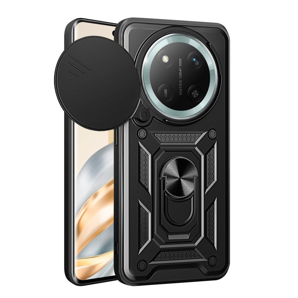 

Защитный чехол для камеры Honor X9C X9c Smart X9B X9A X9 X60 Pro Honor Magic 7 Lite 6 Pro 5 Lite Armor Hybrid Ring Back Cover Honor X9c чёрный