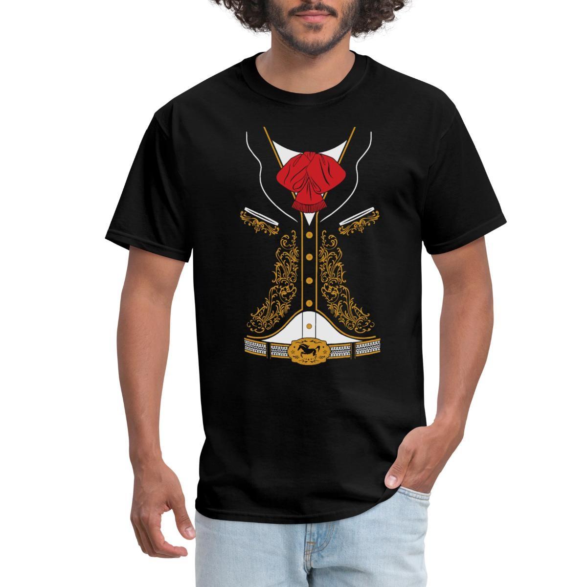 Mexican Mariachi Costume Charro Suit Men s T-Shirt S