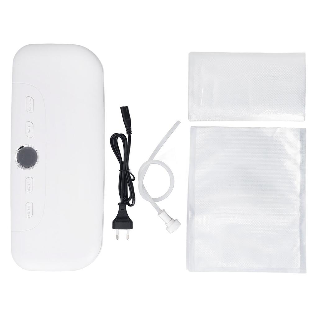 Vacuum Sealer Machine 60kPa Suction Power Compact Automatic Food Sealer with External Vacuum System
