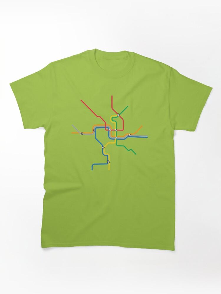 Metro DC Metro Map Classic T-Shirt