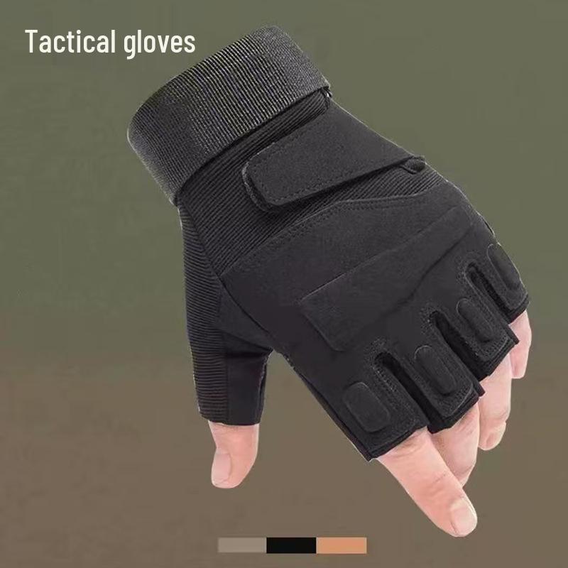 

Black Eagle Tactical Gloves Full & Half Finger, Non-Slip, Wear-Resistant, for Men & Women - Ideal for Outdoor Sports & Cycling M
