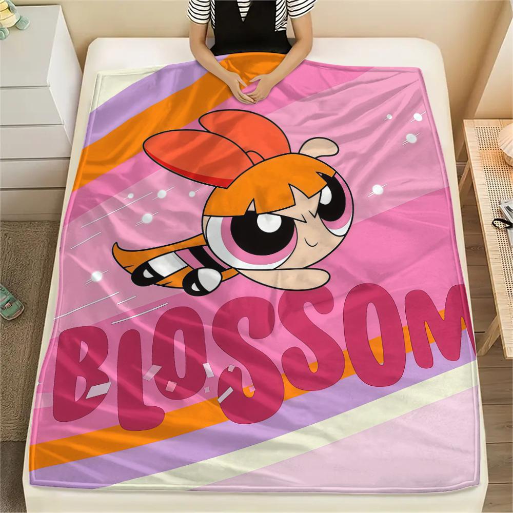 

Powerpuff Girls Blossom Cute Blanket, Powerpuff Girls Fan Soft Throw, Ideal Gift.chl 75x90cm