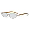 Retro-style, slimming sunglasses for women, new design, with a sophisticated and trendy oval frame GM Sunglasses catwalk, posing, and sun visors for