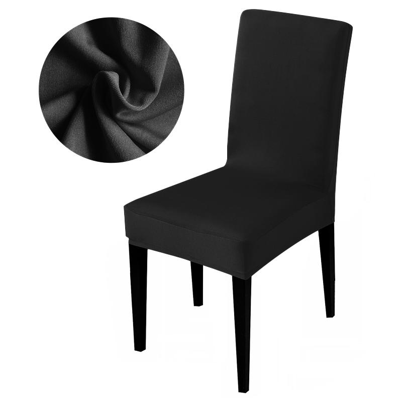 Elastic Solid Color Chair Cover Home Spandex Stretch Slipcovers Chair Seat Covers For Kitchen Dining Room Wedding Banquet Home