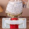 Belly Dance Waist Chain Boho Sequin Tassel Waist Belt Indian Dance Hip Scarf Jazz Dance Show Costumes With Dangling Sequins