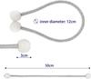 2/4 Stück Perlen Magnetische Gardinen-Haltebänder Gardinen-Haltebänder Schnallen Halter Halter Haken Clip für Zuhause Schlafzimmer Büro Dekorative