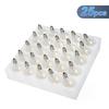AC230V Globe LED G40 Bulb Lamp 25 Pack E12 Base Socket Holder IP44 Water Resistance Warm White for String Light Home Party Decoration Wedding