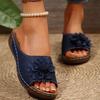 Fashion Summer Sandals Women Shoes Non-Slip Walking Shoes Slip on Shoes Woman Wedge Women's Sandals Party Slippers Woman Female Footwear