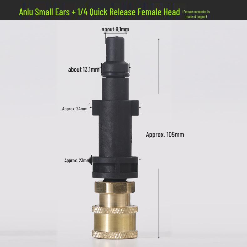 Universalschaumlanze Autowascher mit Schnellanschluss für Karcher, Lavor, Bosch, Nilfisk