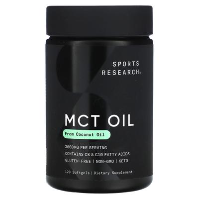MCT-Öl, 3.000 mg, 120 Kapseln (1.000 mg pro Weichkapsel)