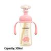 with Handle Baby Bottle 300ML Silicone Straw  Bottle New PPSU Water Cup  Baby Feeding Supply