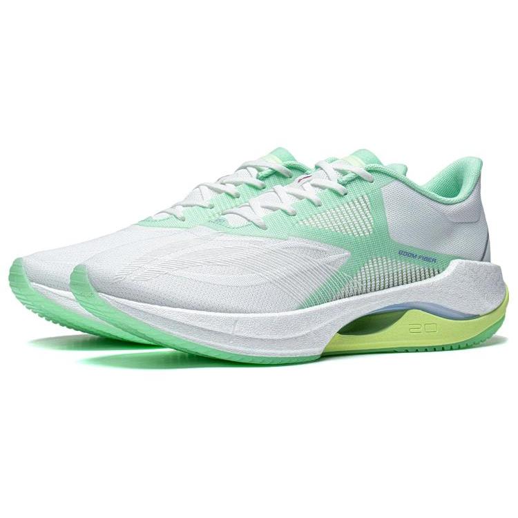 Li Ning Super Light 20 Versatile Cushioning Slip Resistant Abrasion Resistant Low Top Casual Running Shoes Women's ARBT002-9