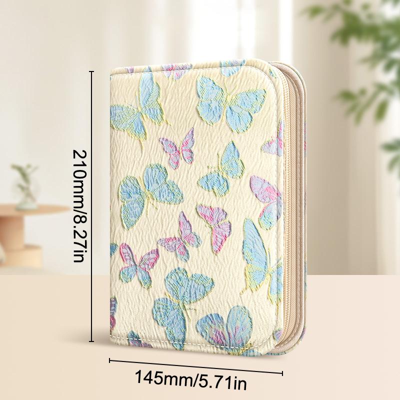 Anti Oxidation Jewelry Storage Book Zipper Clear Pocket Necklace Binder Display Organizer For Women