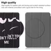 Tri-Folding Back Smart Cover with Pencil Holder For Apple iPad 2025 Mini 4 5 6 7Air M2 M3 A17 Pro M4 12.9 13 11 A16 Cartoon Case