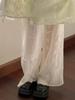 Summer Loose Pants Vintage White Pants Women High Waist Sweet Embroidery Flower Pants Lace Korean Y2k Aesthetic Casual Trousers