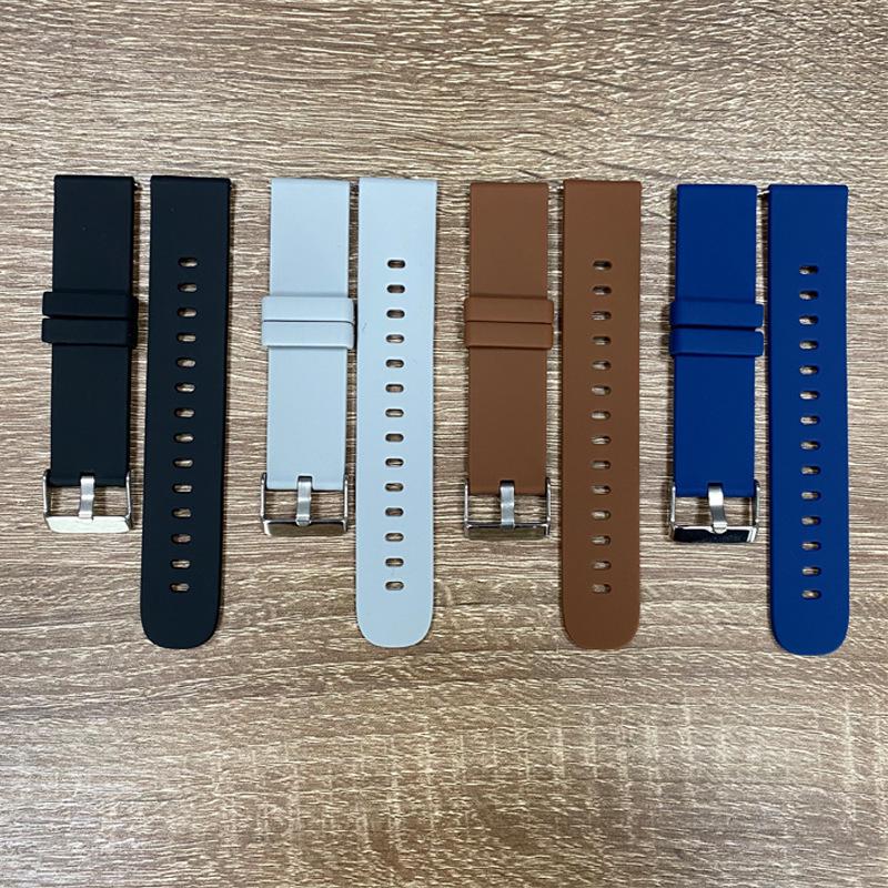 In-Stock 20mm/22mm Silicone Quick-Release Watch Band for Huawei & Samsung Watches