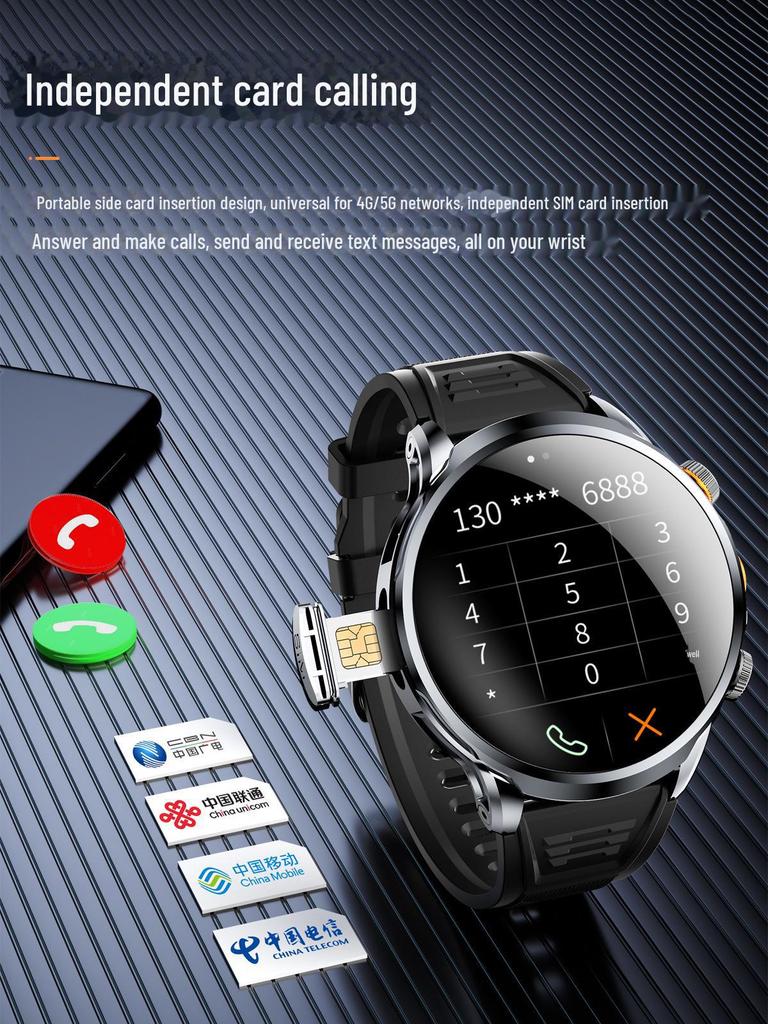Smartwatch 10: Mobilfunk 5G, WLAN, NFC, App-Download, für Studenten & Erwachsene