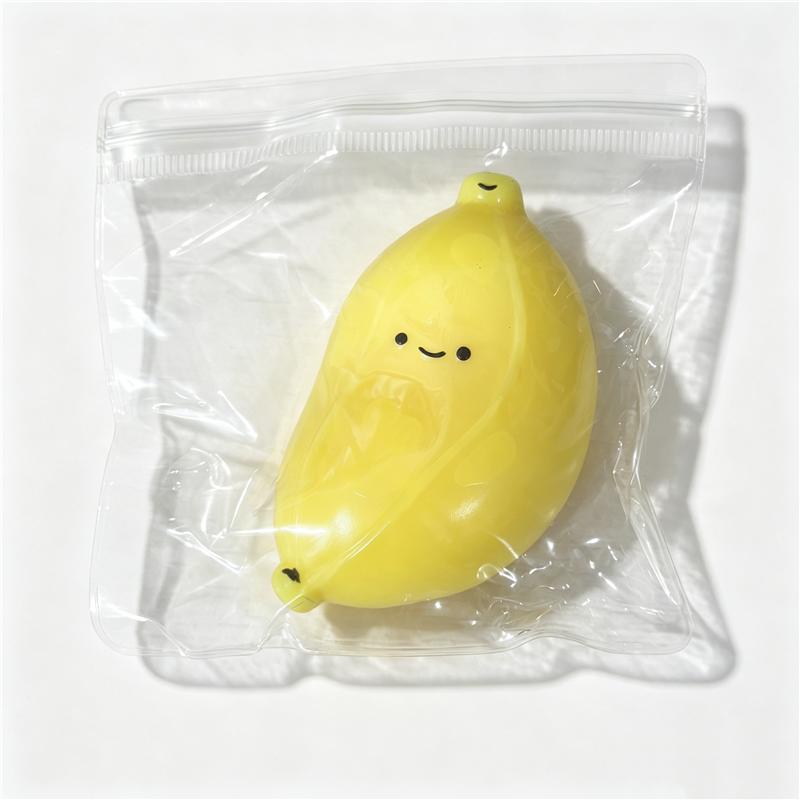 Cute Tpr Squishy Fidget Toy Banana Toast Dog Mantou Funny Foot Hand Squeeze Adult Sensory Stress Relief Perfect Holiday Gift