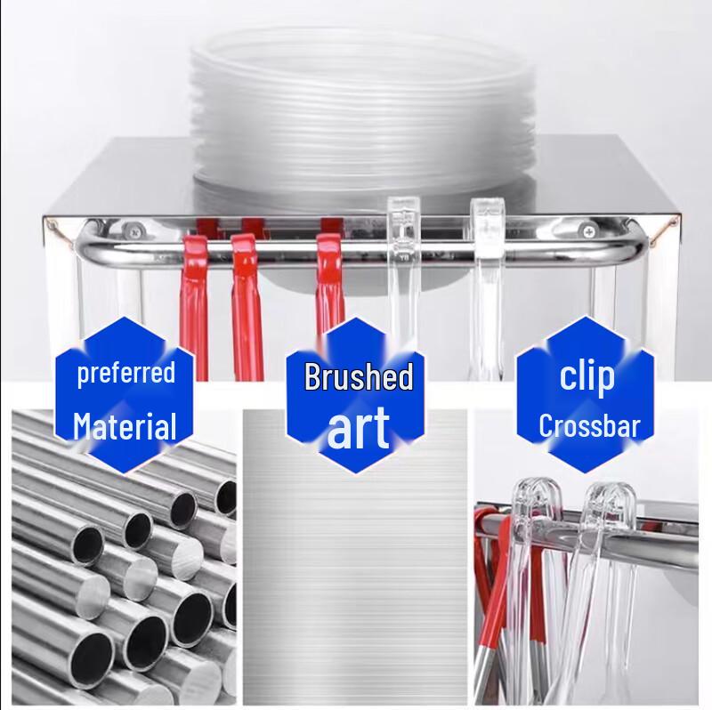 Acrylic Self-Service Food Display Rack