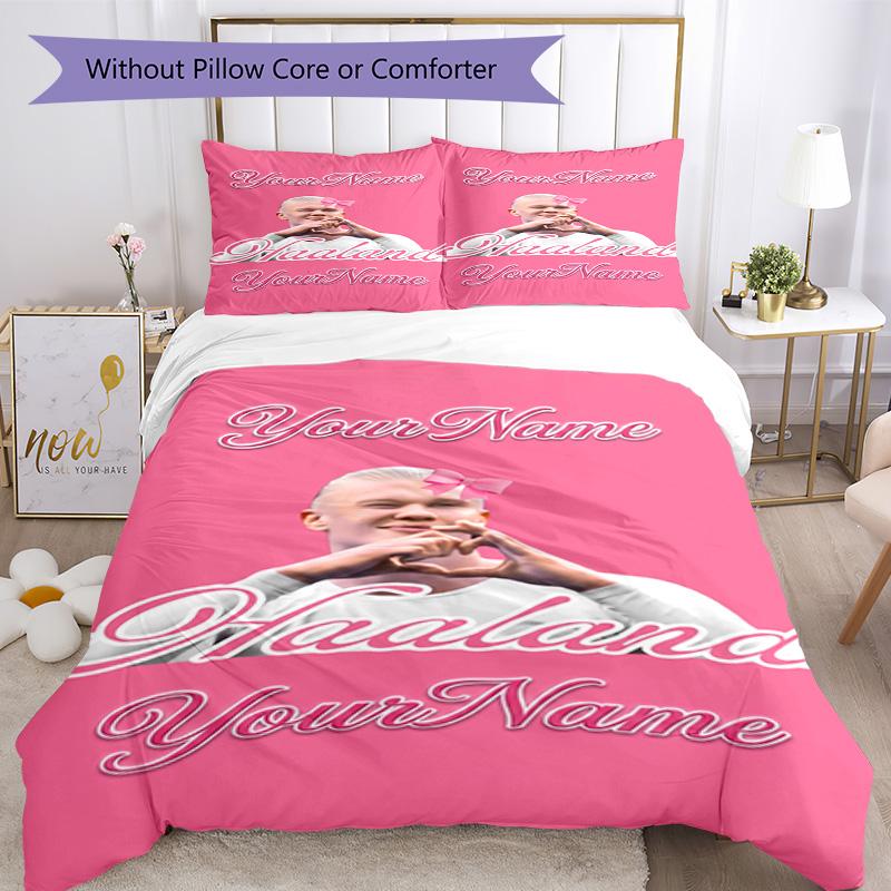 Haaland 90 Customize your name Bedding Set Breathable Duvet Cover with Pillowcases Home Decoration Birthday Gift