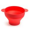 Silicone Popcorn Bowl with Handle Microwave Oven Folding Popcorn Bucket High Temperature Resistant Large Popcorn Bucket with Lid