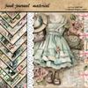 Vintage Beauty Diary: 10 Sheets of Retro Decoration DIY Paper with Daily Objects Pattern