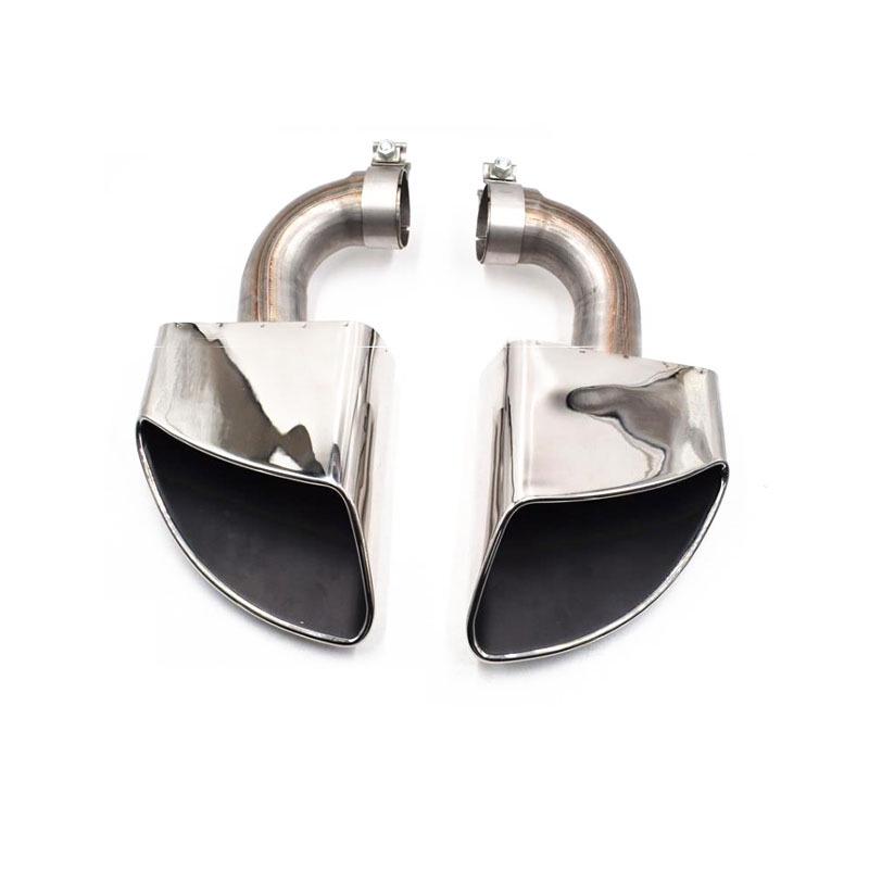 Volkswagen Touareg (04-24) Quad Square Outlet Black Exhaust Tailpipe