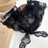 Fashion Floral Pattern Lace Scarf Embroidered Hollow Triangle Headscarf Lightweight Women Headscarf
