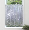 Clothshop Nunoya Cafe Curtain for Small Width 100 X Length 70cm Windows, Voile, Printed, Approx. [Botanical Blue]