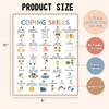 9 Calming Corner Posters Classroom, Calm Down Corner Feelings Chart for Kids, Mental Health Posters, Classroom Educational Poster Emotions Chart