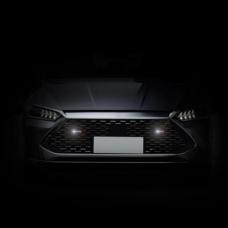 Auto Frontabdeckung Kühlergrill Scheinwerfer Emblem Dekor LED Beleuchtungen für Opel Astra j Insignia Astra g Corsa Zafira b Mokka Vivaro Meriva