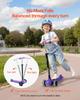 Kick Scooter for Kids Ages 3+, 3-Wheel Toddler Scooter with Light-Up Wheels, Adjustable Height Handlebar, Wide Anti-Slip Deck, Lightweight Aluminum