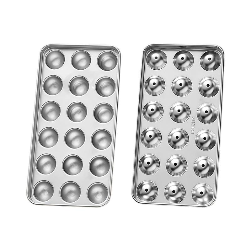 Round Ice Cubes Mold For Cocktails And Cold Drink Stainless Steel Ice Ball Making Mould For Parties And Gatherings
