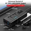 Car Inverter AC 12V To DC 220V Voltage Power Converter 200W for 12V Vehicles