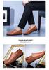 Mocassini da Uomo in Pelle Slip-On per Primavera e Autunno - Scarpe Casual da Guida con Suola Morbida
