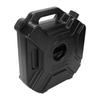 Portable Tank with Locking Mounting Bracket 10L Fuel Petrol Oil Water Tank for Car Motorcycle SUV ATV UTV Black