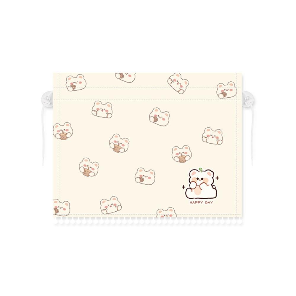Suction Cup Cartoon Car Curtain Panda Car Blackout Curtain Cute Car Sunshade Curtain  Side Window