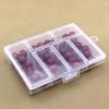 6-Compartment Plastic Storage Box for Fishing, Jewelry, and Hardware.