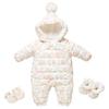 Infant Winter Snowsuit: Unisex Thickened Romper for Newborns