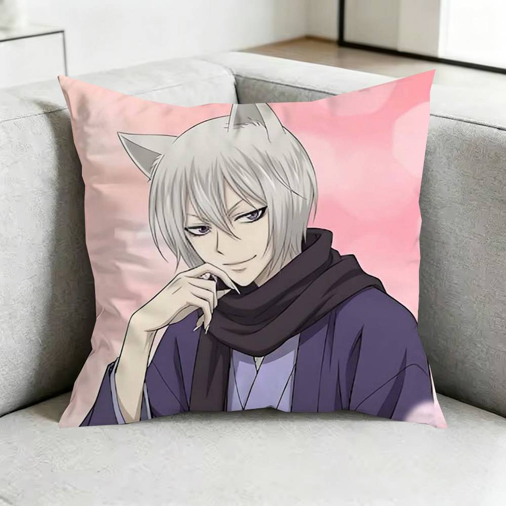 Kamisama K-Kiss Tomoe namami Pillow Case Square Double-Sided Sofa Cushion Cover Bedroom Bedside Pillow Gift