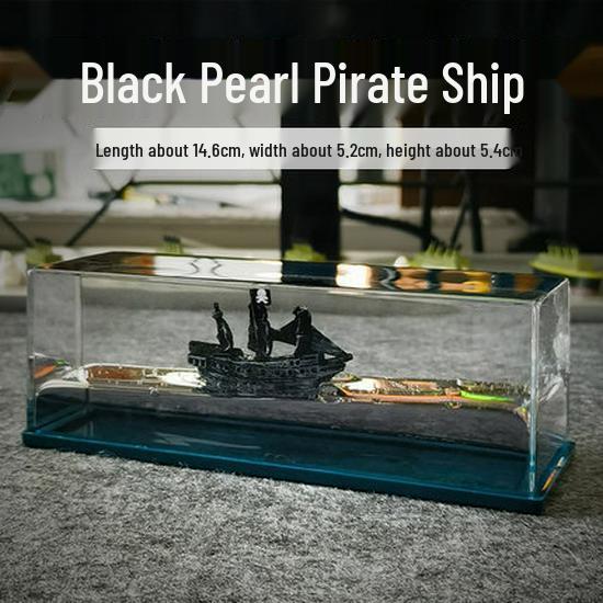 Titanic-Style Drift Bottle Desktop Ornament