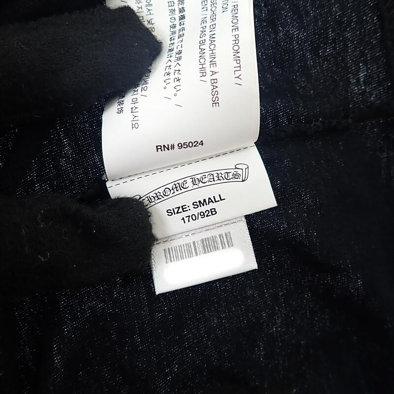 CHROME HEARTS  S Long-sleeved T-shirt black cotton mens