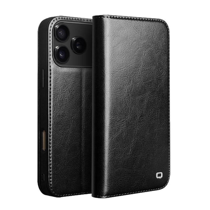 Chali iPhone 17 Pro Max Leather Flip Cover with Stand & Card Slots - Full Coverage Protective Case