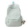 Junior High School Schoolbag Women's Solid Color Backpack