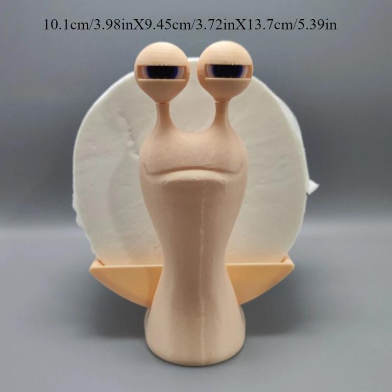 Niedlicher Schnecken-Hundeform Toilettenpapierständer Freistehende Aufbewahrung Rollenpapierhalter Tierform Dekorativer Toilettenpapierständer