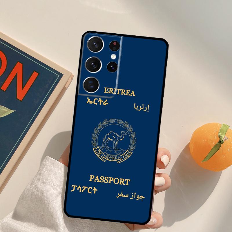 Eritrea Flag Phone Case For Samsung Galaxy S24 S25 S26 Ultra S20 S21 S22 S23 Plus S10 S25 FE Back Cover