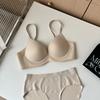 Traceless smooth-faced small breasts gather underwear for women, breathable and comfortable, lift bra, soft support, close breasts, anti-sagging bra