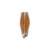 New COACH Double Zip Wallet Leather Card Holder, Clutch Wallet Medium Size Women's Saddles Brown Monogram & White C5576-IMDJ8